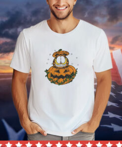 garfield Pumpkin Kitty Cat Halloween Shirt