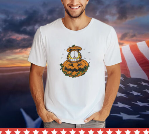 garfield Pumpkin Kitty Cat Halloween Shirt