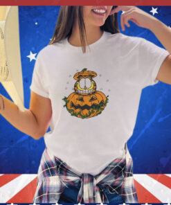 garfield Pumpkin Kitty Cat Halloween Shirt