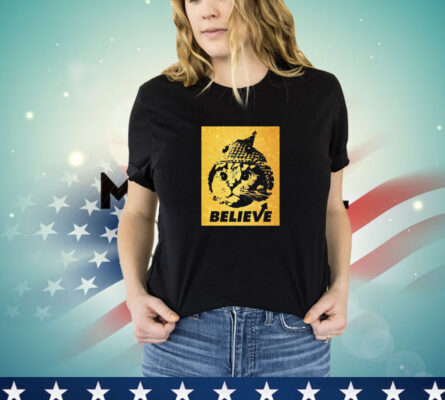 Shark Cat Solana Believe Gold T-Shirt