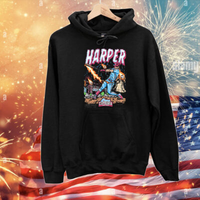 Official Bryce Harper Philadelphia Phillies Planet Euphoria Artwork 2024 T-Shirt