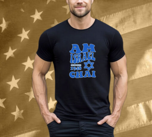 Am Israel Chai Wavy Est 1948 T-Shirt