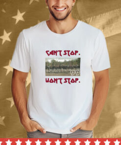 Can’t Stop Won’t Stop 99 Sjp Ostrich T-Shirt