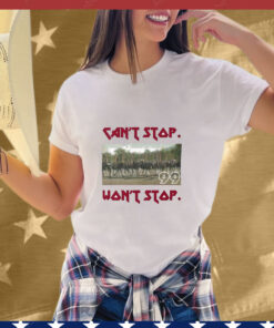 Can’t Stop Won’t Stop 99 Sjp Ostrich T-Shirt