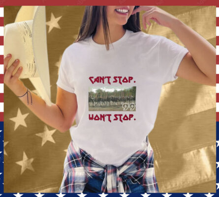 Can’t Stop Won’t Stop 99 Sjp Ostrich T-Shirt