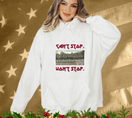 Can’t Stop Won’t Stop 99 Sjp Ostrich T-Shirt