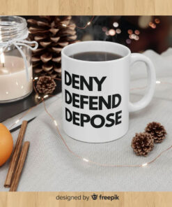 Deny Defend Depose CEO - Satire 2024 Mugs