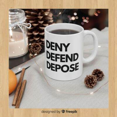 Deny Defend Depose CEO - Satire 2024 Mugs