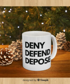 Deny Defend Depose CEO - Satire 2024 Mugs