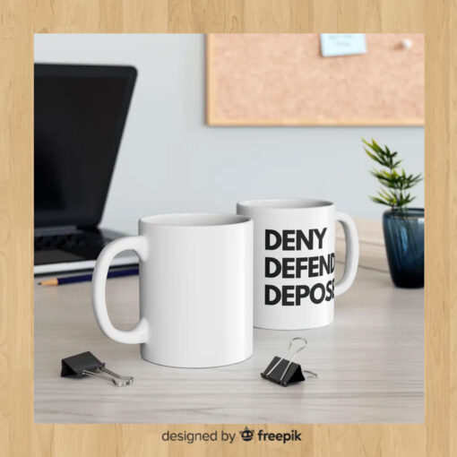 Deny Defend Depose CEO - Satire 2024 Mugs