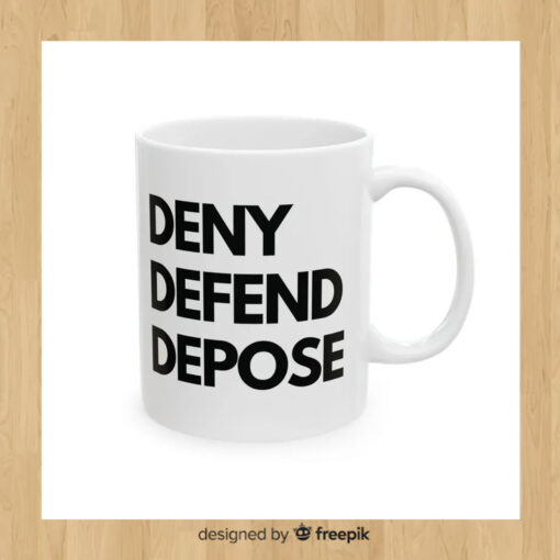 Deny Defend Depose CEO - Satire 2024 Mugs