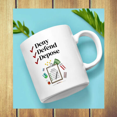 Deny, Defend, Depose Ceramic Coffee 2024 Mugs