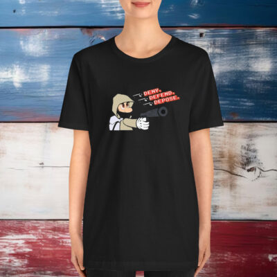 Deny Defend Depose Luigi Mario T-Shirt