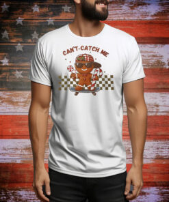 Gingerbread can’t catch me Christmas Tee Shirt