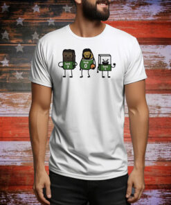 Jaylen Brown Jayson Tatum Derrick White Boston Celtics brownie potatum white chocolate T-Shirt