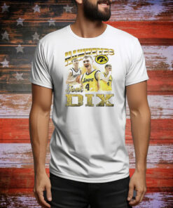 Josh Dix Iowa Hawkeyes men’s basketball 90s graphic Tee Shirt