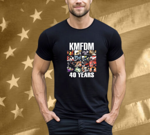 KMFDM 40 Years Anniversary Tour T-Shirt