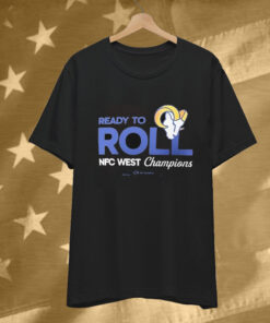 Los Angeles Rams Ready To Roll 2024 NFC West Division Champions Playoffs NFL Tee Shirt