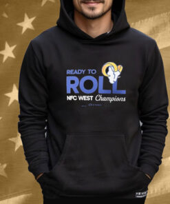 Los Angeles Rams Ready To Roll 2024 NFC West Division Champions Playoffs NFL Tee Shirt