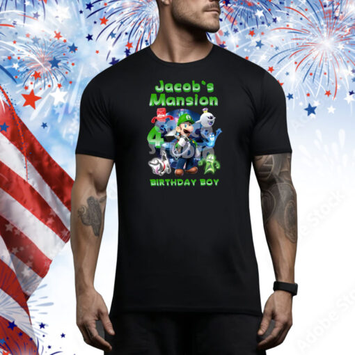 Luigi's Mansion Gamer Birthday Tee Shirt