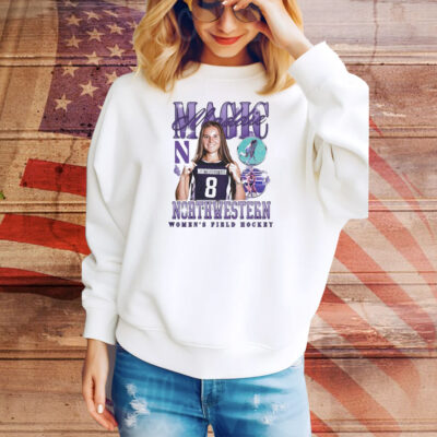 Maddie Zimmer Northwestern Wildcats women’s field hockey 90s graphic Tee Shirt