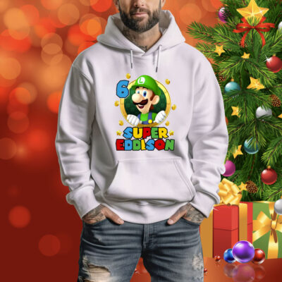 Mario Birthday Super Eddison Gift Tee Shirt