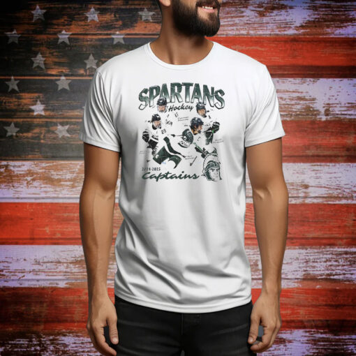 Michigan State Spartans men’s ice hockey team 2024 2025 90s graphic Tee Shirt