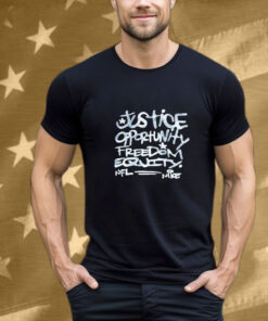 Mike Tomlin Justice Opportunity Equity Freedom T-Shirt