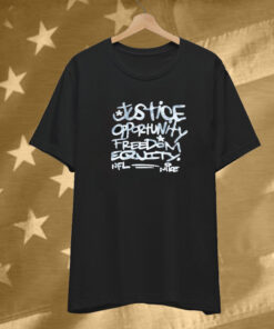 Mike Tomlin Justice Opportunity Equity Freedom T-Shirt