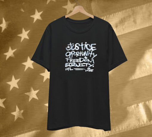 Mike Tomlin Justice Opportunity Equity Freedom T-Shirt