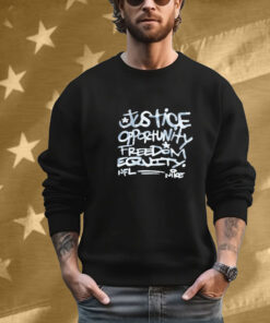 Mike Tomlin Justice Opportunity Equity Freedom T-Shirt