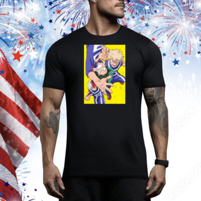 My Hero Academia Deku Bakugo Shoto Attack Tee Shirt