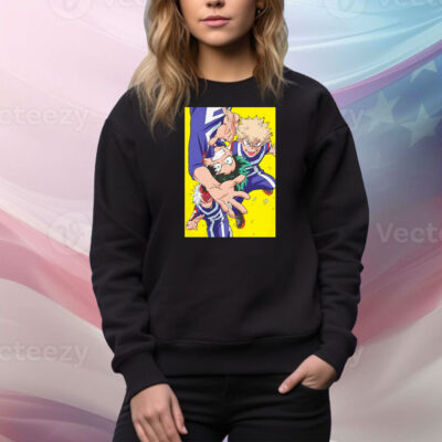 My Hero Academia Deku Bakugo Shoto Attack Tee Shirt