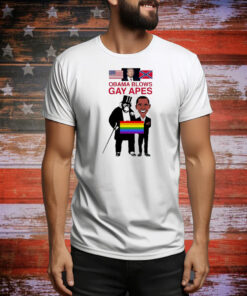 Obama blows gay APES Tee Shirt