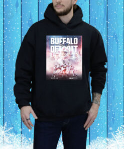 Official Buffalo Bills vs. Detroit Lions December 15 2024 The Motor City Showdown Poster Tee Shirt