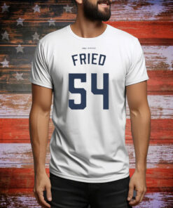 Official Max Fried Number 54 New York Yankees MLB Baseball 2025 Tee Shirt