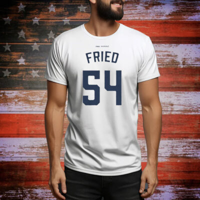 Official Max Fried Number 54 New York Yankees MLB Baseball 2025 Tee Shirt