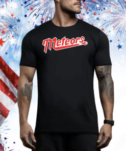 Official Metropolis Meteors Superman Cleveland Progressive Field Tee Shirt