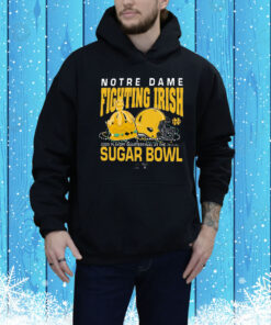 Official Notre Dame Fighting Irish Sugar Bowl 2025 College Football Playoff Allstate Sugar Bowl Bound Tee Shirt