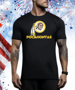 Official Pocahontas NFL Washington Redskins Parody Old Logo Tee Shirt