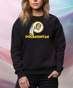 Official Pocahontas NFL Washington Redskins Parody Old Logo Tee Shirt