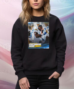 Official Poster Los Angeles Chargers Khalil Mack Outside Linebacker 2024 Art Rooney Sportsmanship Award Finalist Two-Time Finalist Tee Shirt