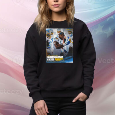 Official Poster Los Angeles Chargers Khalil Mack Outside Linebacker 2024 Art Rooney Sportsmanship Award Finalist Two-Time Finalist Tee Shirt