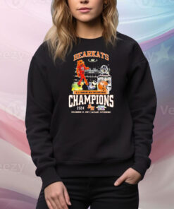 Official Sam Houston Bearkats RL Carriers New Orleans Bowl Champions 2024 December 19 Caesars Superdome Mascot Tee Shirt