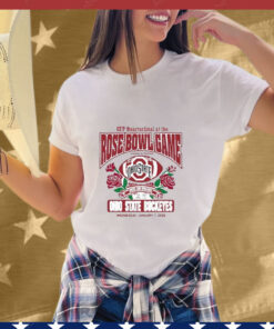 Ohio State Buckeyes College Football Playoff 2025 Quarterfinal AT The Rose Bowl Game T-Shirt