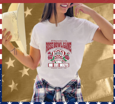 Ohio State Buckeyes College Football Playoff 2025 Quarterfinal AT The Rose Bowl Game  T-Shirt