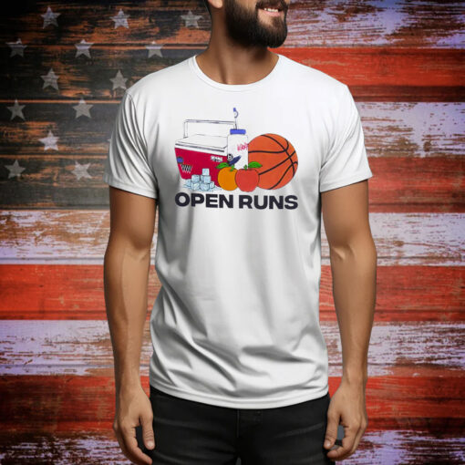 Open runs Tee Shirt