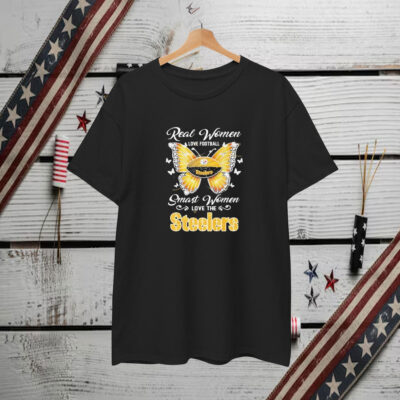 Pittsburgh Steelers Real Women Love Football Smart Women Love The Steelers T-Shirt