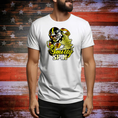 Pittsburgh Steelers The Smitty spin paint Tee Shirt