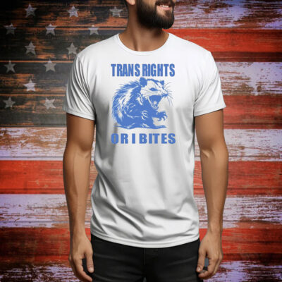Raccoon trans rights or I bites Tee Shirt